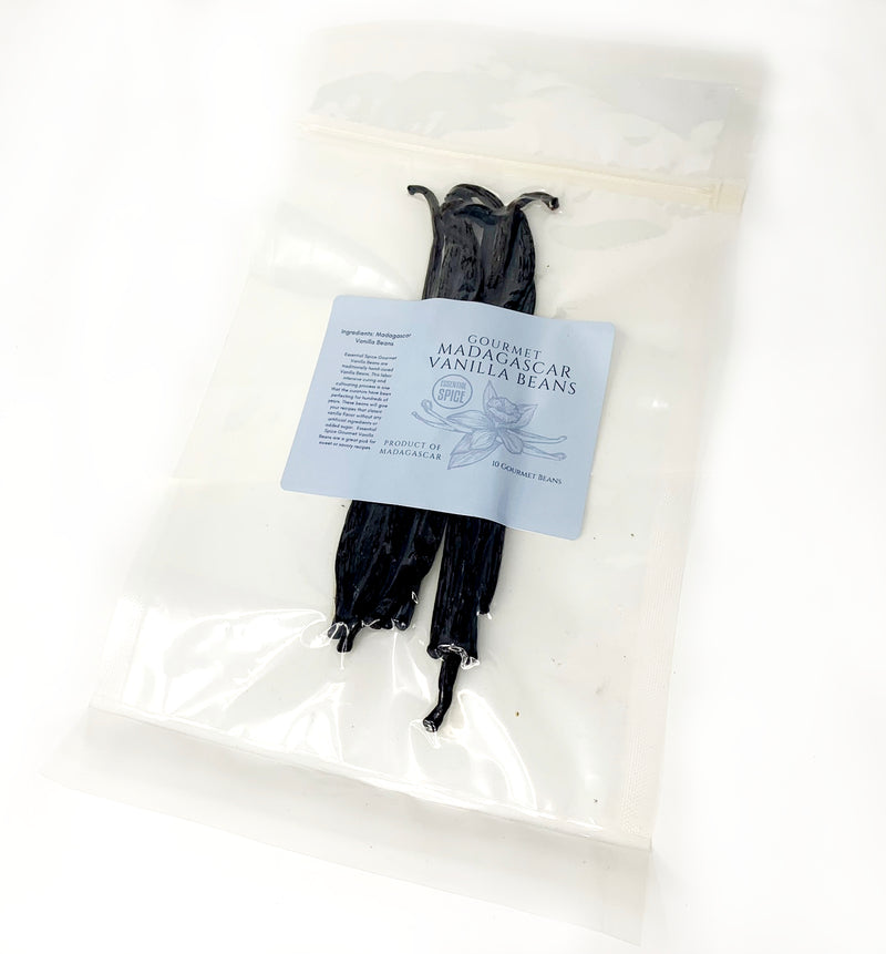 Gourmet Madagascar Bourbon Vanilla Beans 10 Pack