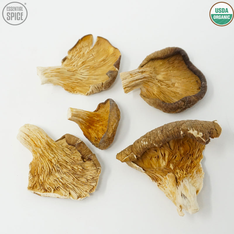 Oyster Mushrooms, Organic, Dried